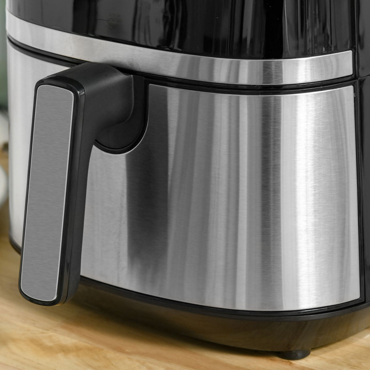 HOMCOM Air Fryer 4.5L 1500W Digital Touch, 8 Presets, Rapid Air, Timer