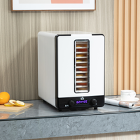 11 Tray Food Dehydrator 550W Adjustable Temp 40-70° Timer 1-48h Jerky Dryer