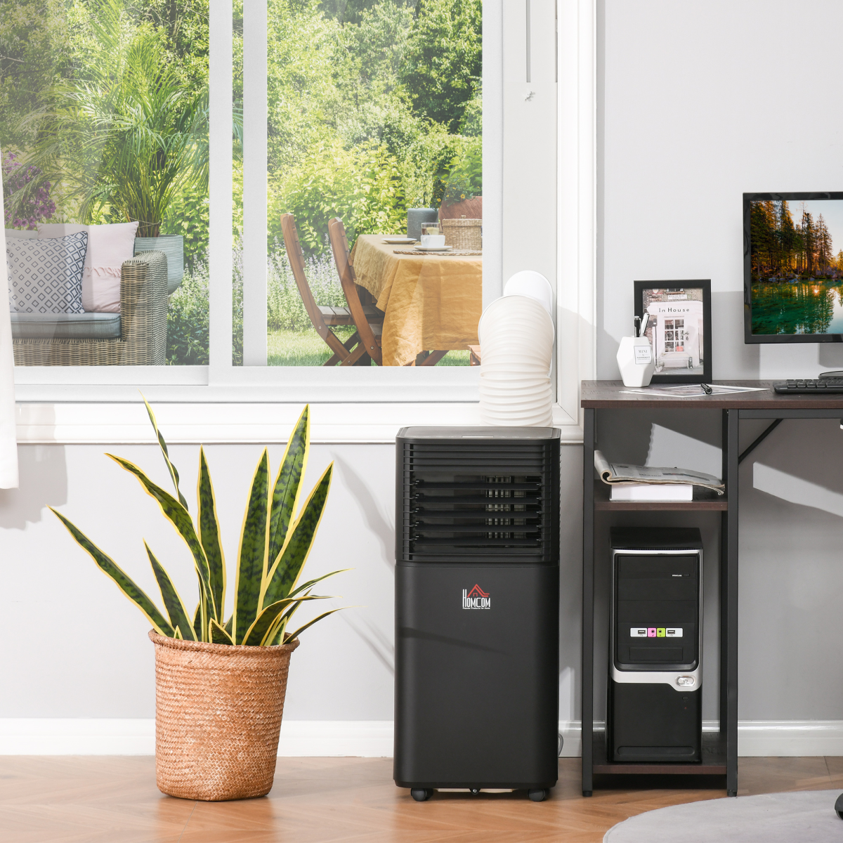 5000 BTU Portable Air Conditioner 4-in-1 4 Modes LED Timer Remote R290 HOMCOM