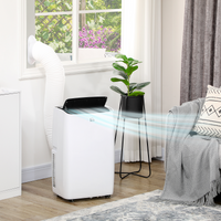 HOMCOM 14,000BTU Portable Air Conditioner AC, Remote, Timer, Dehumidify, Fan