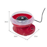 Candy Floss Machine 450W Red Stainless Steel 2 Quartz Tubes Party Treats UK
