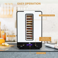 11 Tray Food Dehydrator 550W Adjustable Temp 40-70° Timer 1-48h Jerky Dryer