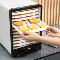 11 Tray Food Dehydrator 550W Adjustable Temp 40-70° Timer 1-48h Jerky Dryer