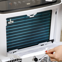 HOMCOM 14,000BTU Portable Air Conditioner AC, Remote, Timer, Dehumidify, Fan