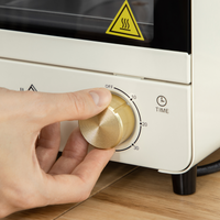 HOMCOM 15L Convection Mini Oven Toaster, 60–230°C Timer, Glass Door & Tray Kit