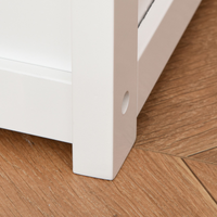 2 In 1 Wooden Toy Box, Kids Seat Bench Storage Chest, 60 x 30 x 50cm