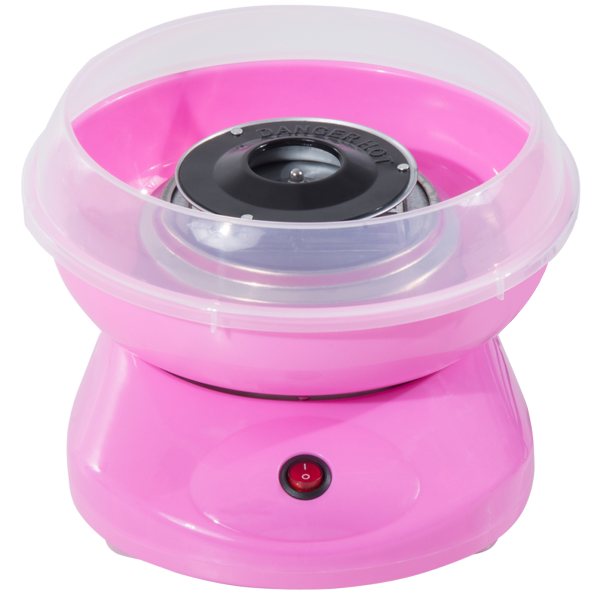 Candy Floss Machine 450W Pink Stainless Steel 2 Quartz Tubes Party Treats UK