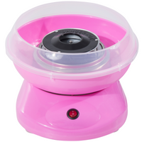 Candy Floss Machine 450W Pink Stainless Steel 2 Quartz Tubes Party Treats UK