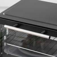 Mini Oven 9L Toaster Oven 750W Countertop Electric Grill 100-230°C Timer
