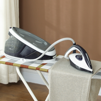 HOMCOM Steam Generator Iron 2600W, 1.5L Tank, ECO Mode & Self-Cleaning Blue