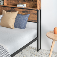 HOMCOM King Bed Frame 5.2FT with Storage Headboard & Under Bed Storage