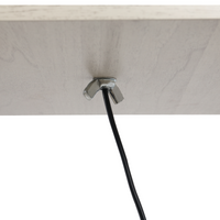4-Tier Floor Lamp, Floor Light with Storage Shelf White and Oak 3-Tier