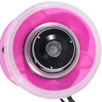 Candy Floss Machine 450W Pink Stainless Steel 2 Quartz Tubes Party Treats UK