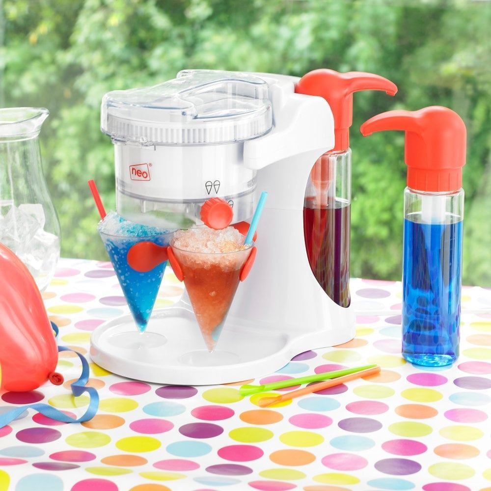 Ice Snow Cone Slushy Maker Machine with Crushed Ice Shaved Ice Snow Cone Maker UK