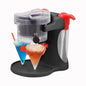Neo Black Ice Snow Cone Slushy Maker Machine with 4 Cups & 2 Syrup Dispensers