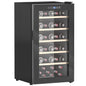 HOMCOM 41-Bottle Freestanding Wine Cooler Fridge with UV-Glass Door, Black