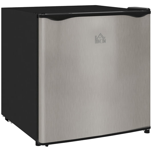 HOMCOM 35L Tabletop Freezer, Adjustable -24 to -14°C, Reversible Door, Silver