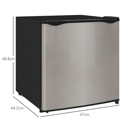 HOMCOM 35L Tabletop Freezer, Adjustable -24 to -14°C, Reversible Door, Silver