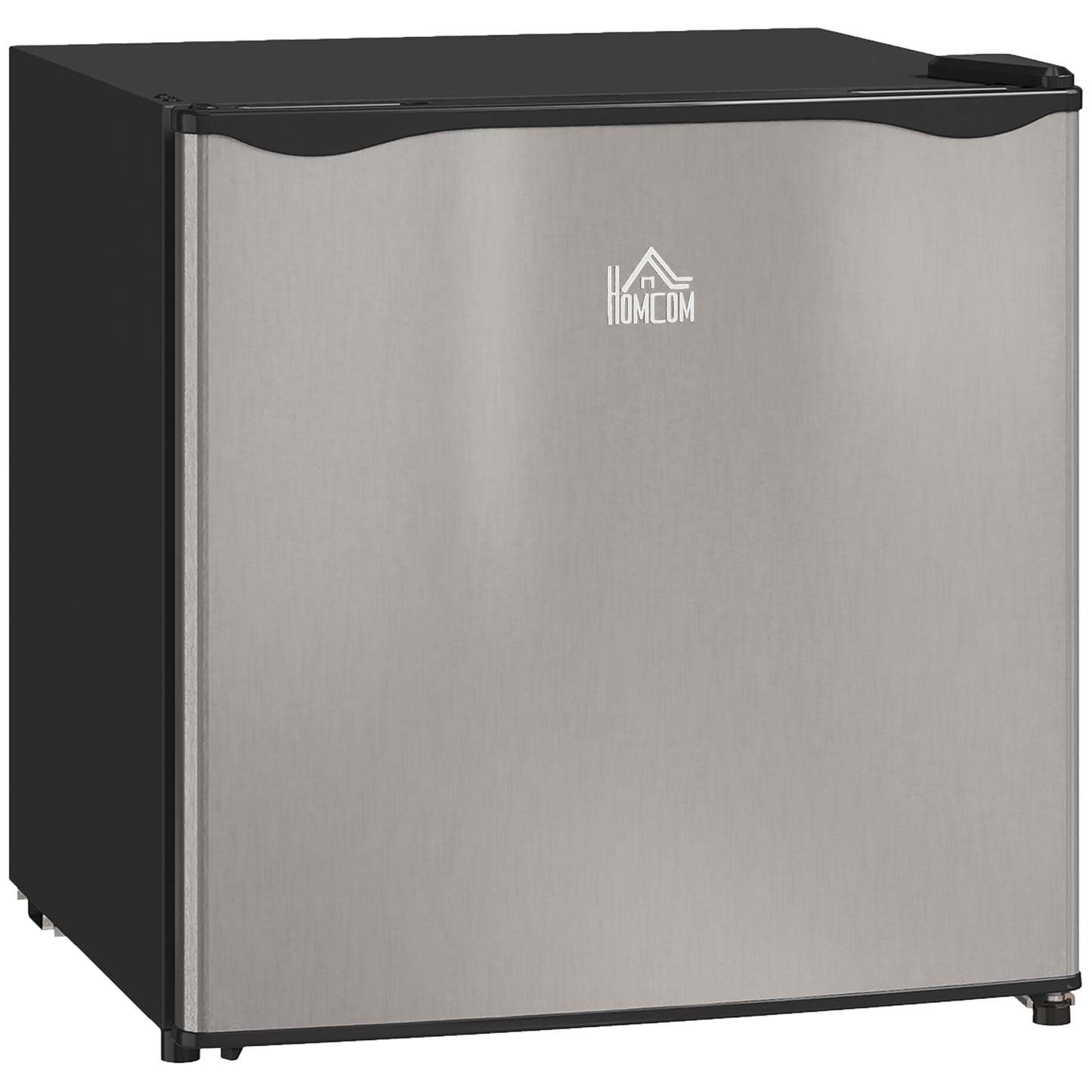 HOMCOM 46L Mini Fridge Countertop Chiller Box 0-8℃ Adjustable Temp Silver