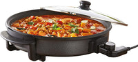 Quest 30cm Multi-Function Electric Cooker Pan with Lid 1500W (35410)