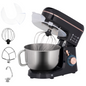 1400W Stand Mixer 5L Stainless Steel Bowl 6 Speed Pulse Tilt-Head Black