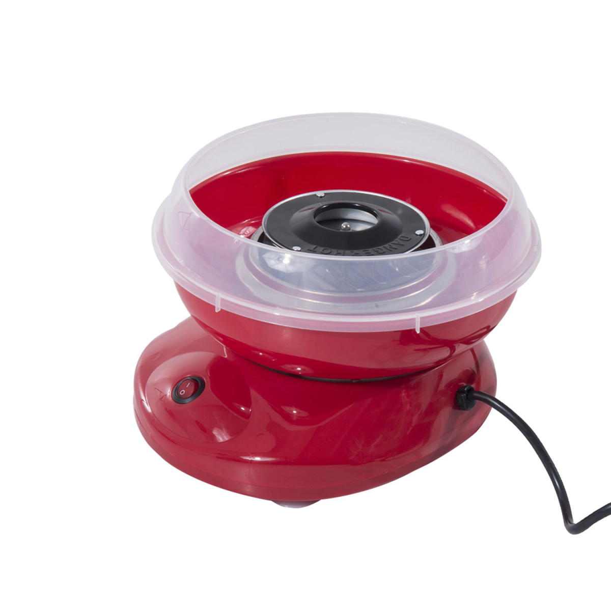 Candy Floss Machine 450W Red Stainless Steel 2 Quartz Tubes Party Treats UK