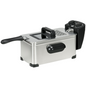 HOMCOM 3L Deep Fat Fryer 2000W Adjustable Thermostat 60min Timer Glass Lid