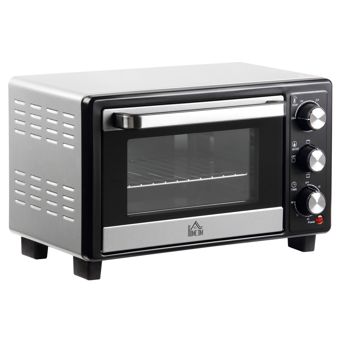 iHomeDirect 16L Mini Oven Toaster Oven with Grill Timer 1400W Adjustable Thermostat
