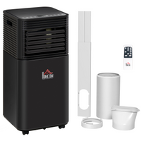 5000 BTU Portable Air Conditioner 4-in-1 4 Modes LED Timer Remote R290 HOMCOM