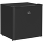 HOMCOM 46L Tabletop Mini Fridge with Chiller Box, Adjustable 0-8℃, Black