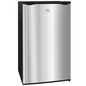 HOMCOM 91L Freestanding Under-Counter Mini Fridge w/ Salad Drawer, Silver