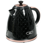HOMCOM 1.7L Electric Kettle 3000W Fast Boil 360 Swivel Auto Shut-Off Black Pink