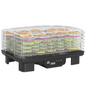 HOMCOM 6-Tray Food Dehydrator Machine, 40–70°C Fruit Meat Veg Dryer, Black